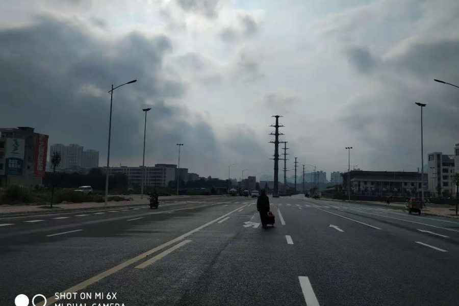 靖西市吉祥路全面通车，高大上！！！ - 靖西市·靖西网