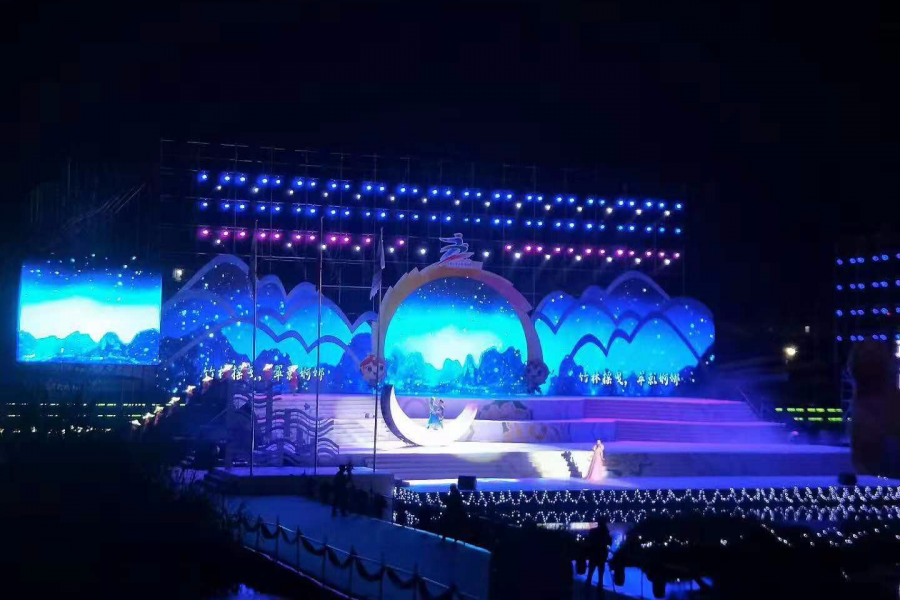 灯光璀璨，美丽靖西 - 靖西市·靖西网