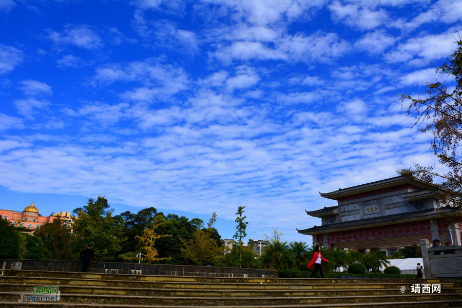 休闲广场景色美 - 靖西市·靖西网