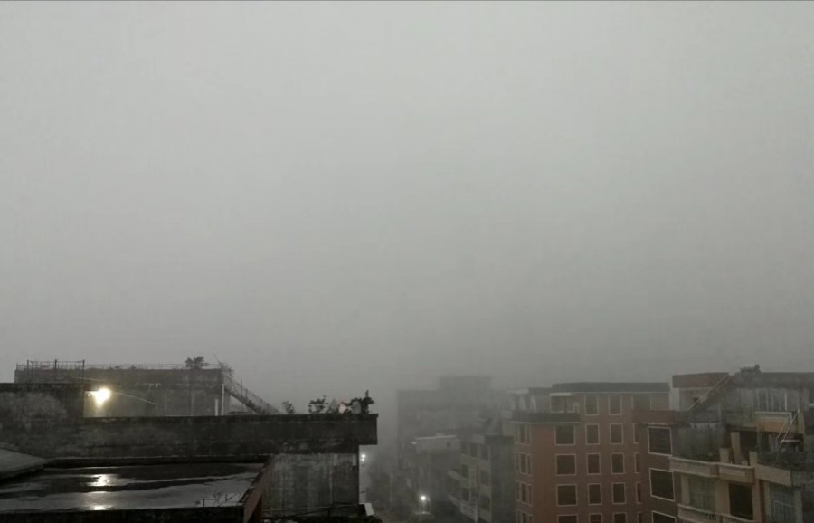 靖西开启雾霾天气？今早能见度极低 - 靖西市·靖西网
