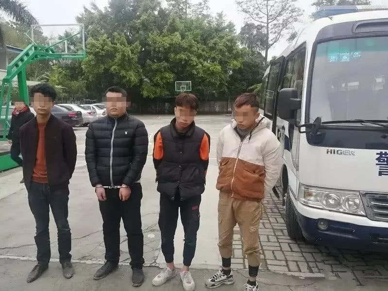 百色5名男子深夜蒙面抢劫情侣，警方5小时内破案！ - 靖西市·靖西网