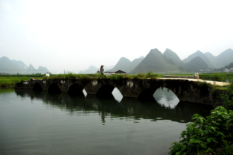 靖西市鲁利湾春景。 - 靖西市·靖西网