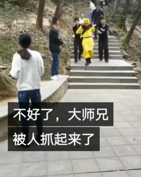 “孙悟空”公园拍照收费，网友：不好，大师兄被抓起来了 - 靖西市·靖西网