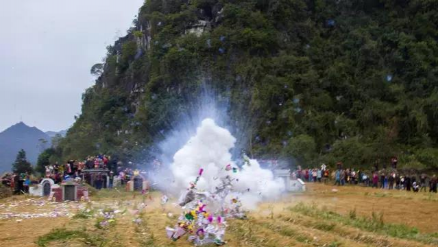 每年二月初二靖西三合花炮节 - 靖西市·靖西网