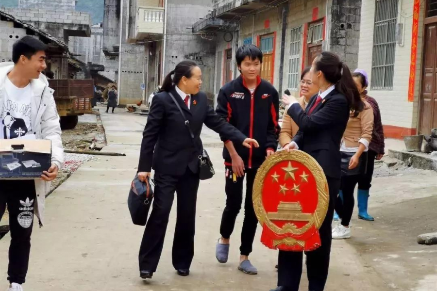 送法上门，靖西法院两天审结一起继承纠纷案 - 靖西市·靖西网