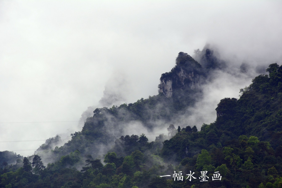 古龙山云雾缭绕，美如仙境 - 靖西市·靖西网