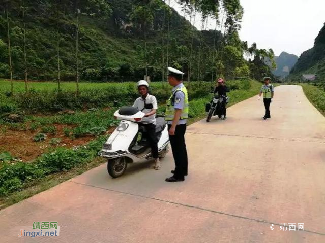 德保交警加强农村摩托车管控，防范交通事故！ - 靖西市·靖西网