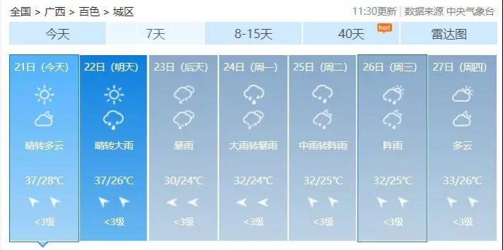 重要提醒！未来3天大雨、暴雨又要来袭，靖西市民请注意防范！ - 靖西市·靖西网