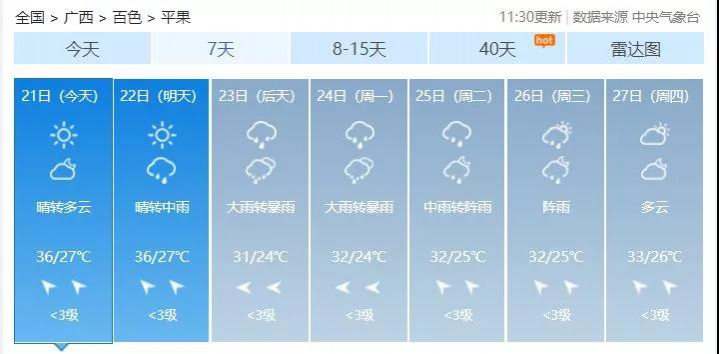 重要提醒！未来3天大雨、暴雨又要来袭，靖西市民请注意防范！ - 靖西市·靖西网