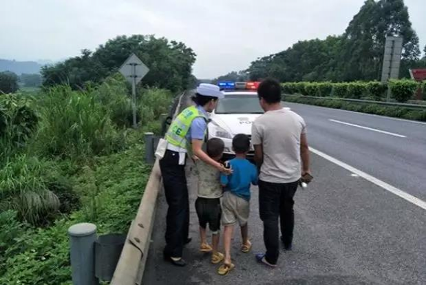 田东10岁两兄弟遭老爸责骂，高速路徒步离家 - 靖西市·靖西网