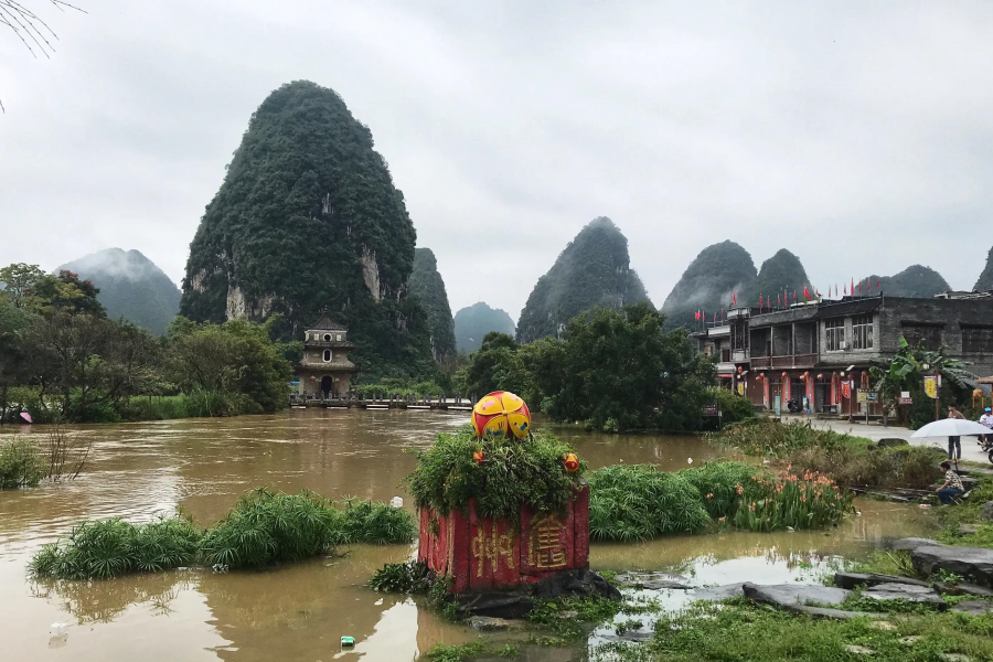 被大雨洗礼过后的旧州 - 靖西市·靖西网