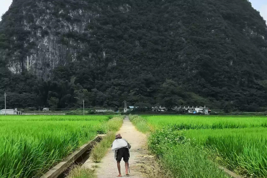 靖西乡村老人最真实的生活写照 - 靖西市·靖西网