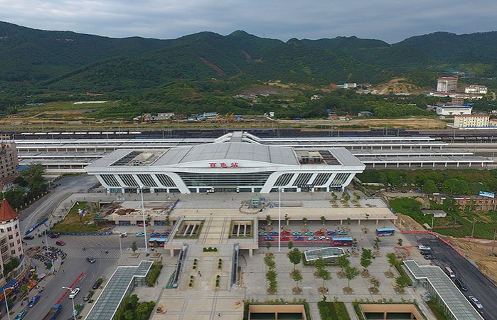 百色要建云桂高铁最大的火车站，高铁离靖西还有多远？ - 靖西市·靖西网