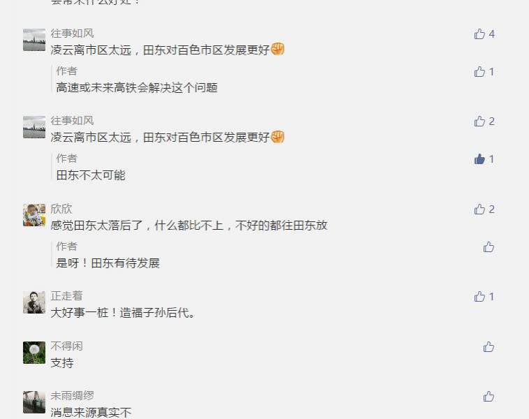 继田阳后，凌云县正式向其上属地级市提出撤县设区提议；定位为“后花园”。 - 靖西市·靖西网