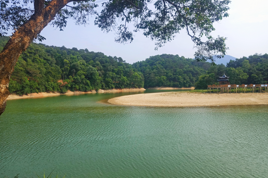 果乐乡连境湖，靖西市唯一地图上标注的天然湖。 - 靖西市·靖西网