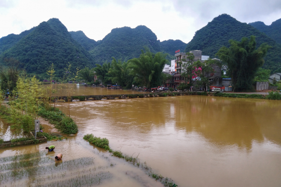 靖西大水灾前的鹅泉。 - 靖西市·靖西网