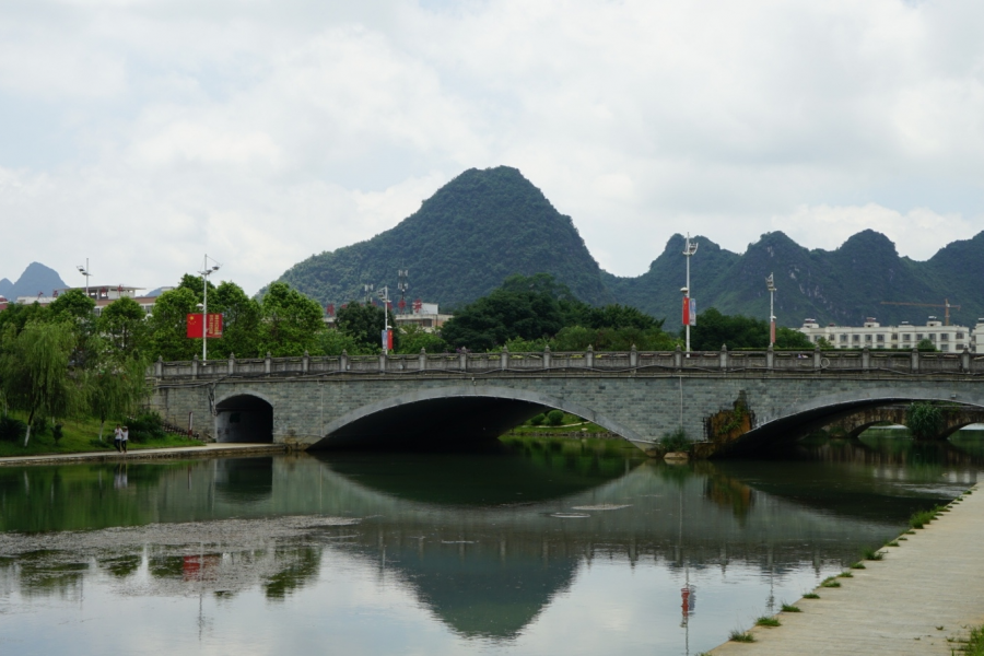 靖西龙潭湿地公园夏天的景色 - 靖西市·靖西网