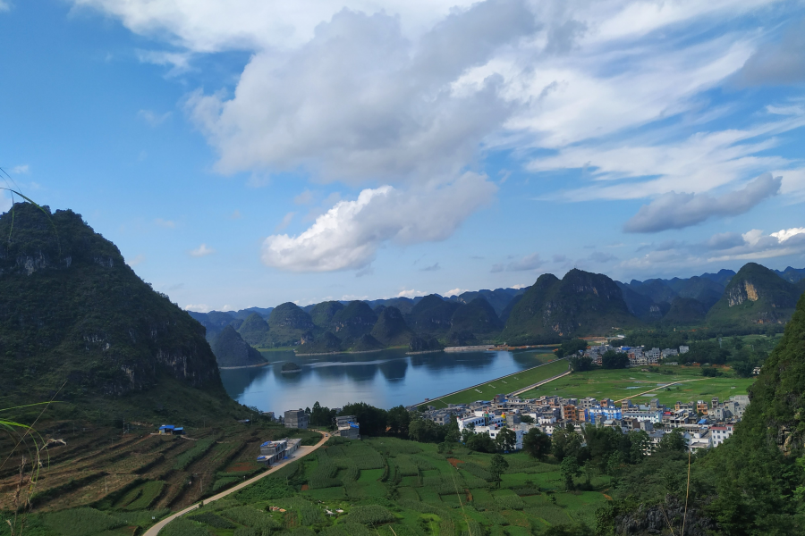 渠洋湖又美出新高度 - 靖西市·靖西网