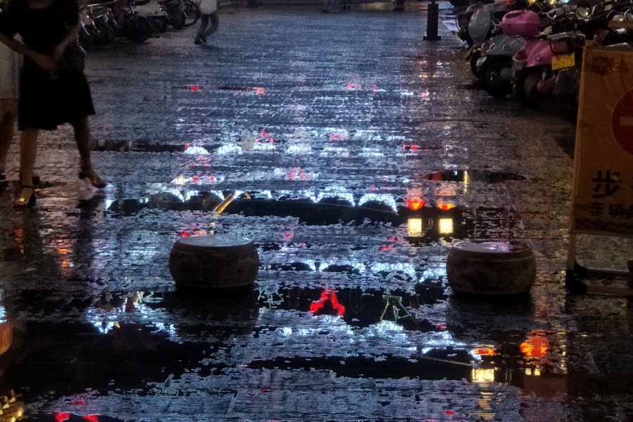 雨夜困古镇也拍几张。 - 靖西市·靖西网