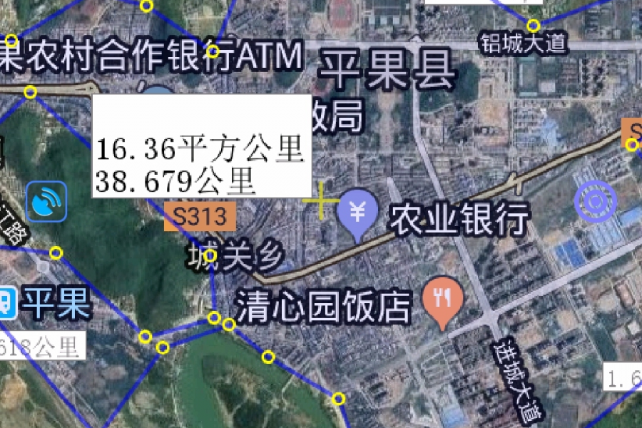 百色各县城区卫星图 - 靖西市·靖西网