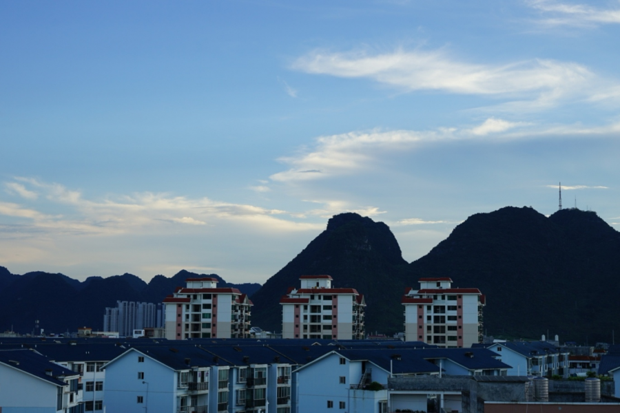 边城夕照 - 靖西市·靖西网