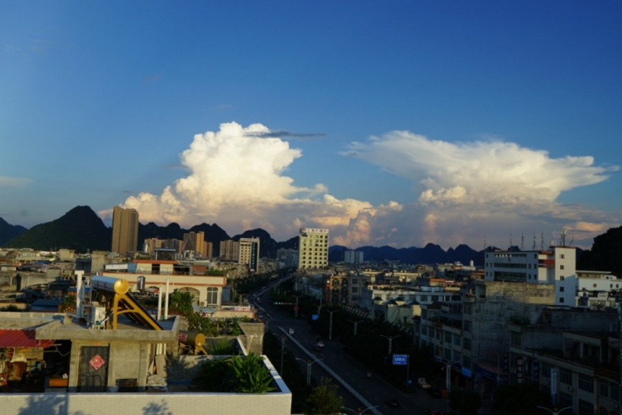 边城夕照 - 靖西市·靖西网