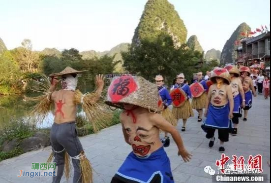 在靖西已有900多年的历史：神秘的壮族田间矮人舞...... - 靖西市·靖西网