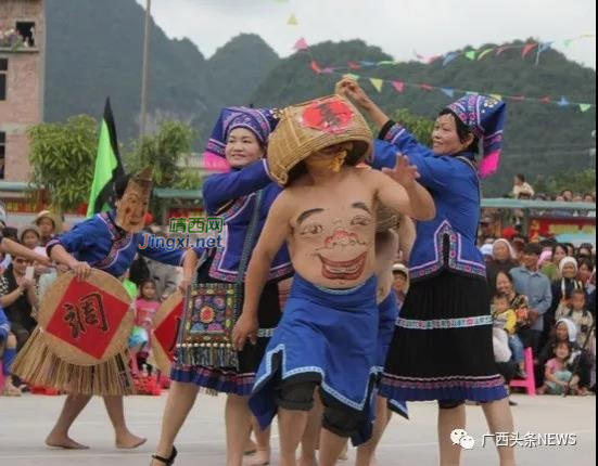 在靖西已有900多年的历史：神秘的壮族田间矮人舞...... - 靖西市·靖西网