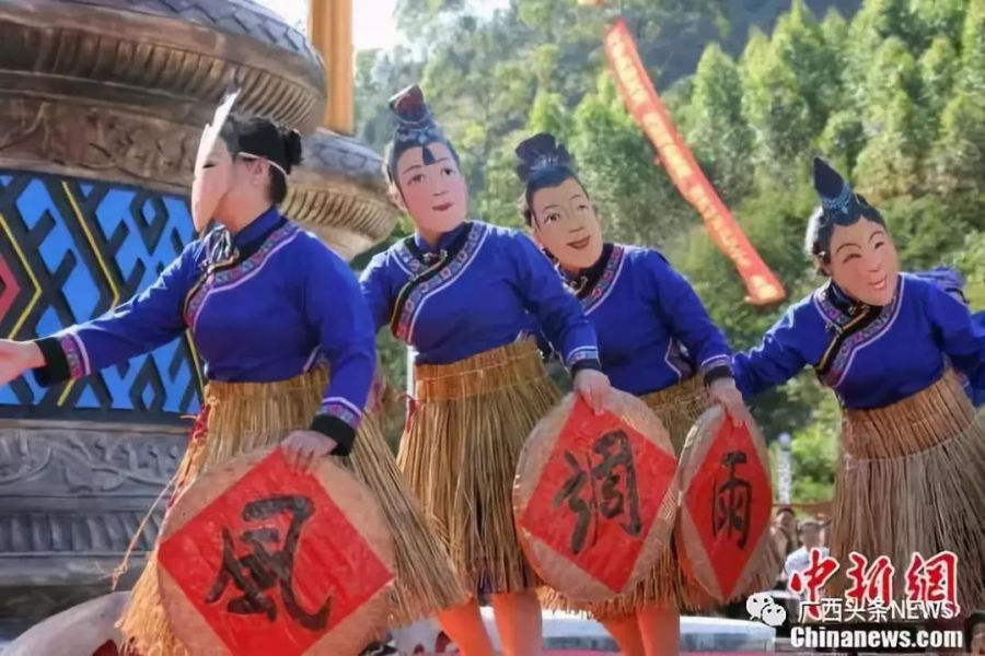 在靖西已有900多年的历史：神秘的壮族田间矮人舞...... - 靖西市·靖西网