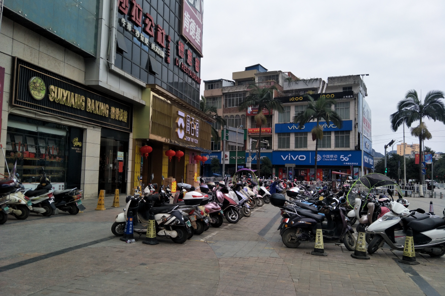 疫情期的靖西:初三，体验超市。 - 靖西市·靖西网