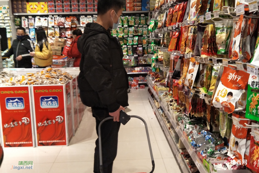 疫情期的靖西:初三，体验超市。 - 靖西市·靖西网