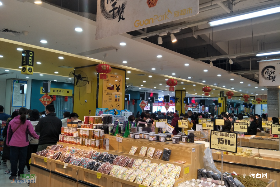 疫情期的靖西:初三，体验超市。 - 靖西市·靖西网
