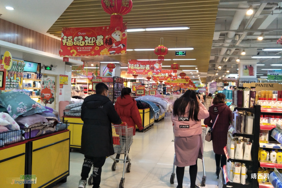 疫情期的靖西:初三，体验超市。 - 靖西市·靖西网