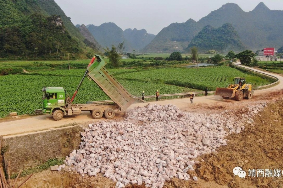 重磅！！！靖西4条二级路开工，是否有你回家的路 - 靖西市·靖西网