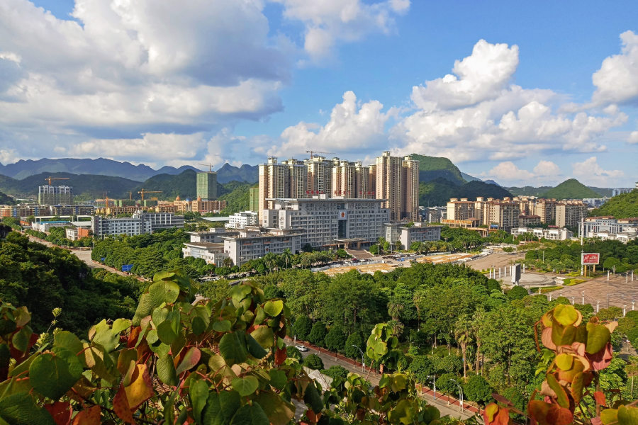 靖西平果高楼大比拼。 - 靖西市·靖西网