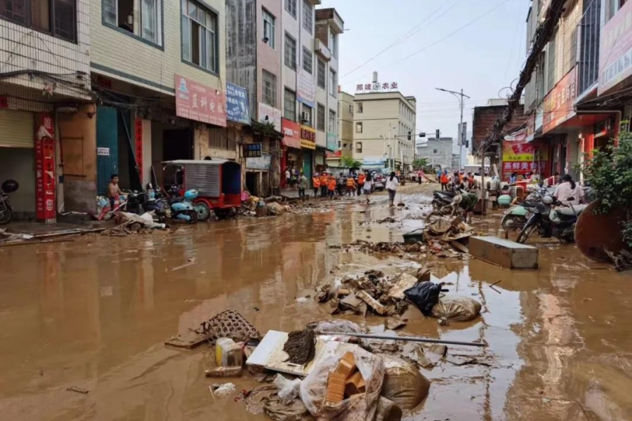 洪水退去之后，那坡人民负重前行，重整家园！ - 靖西市·靖西网