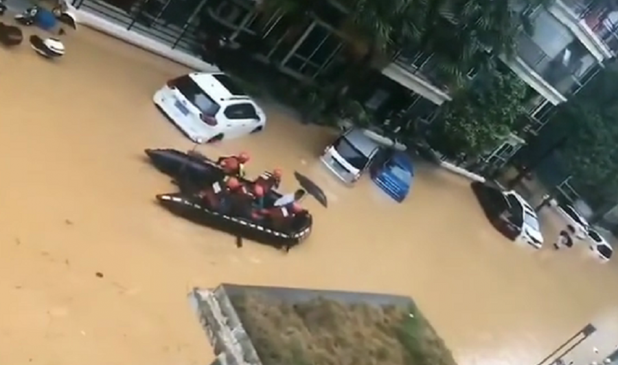 一夜之间，百色城变“水城”，还有一波强降雨在来的路上 - 靖西市·靖西网