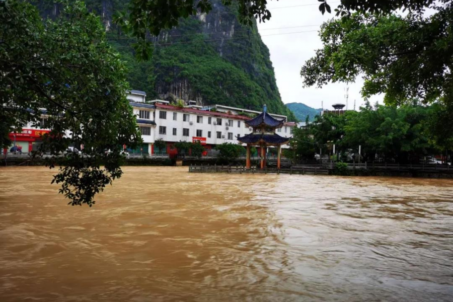 一夜之间，百色城变“水城”，还有一波强降雨在来的路上 - 靖西市·靖西网