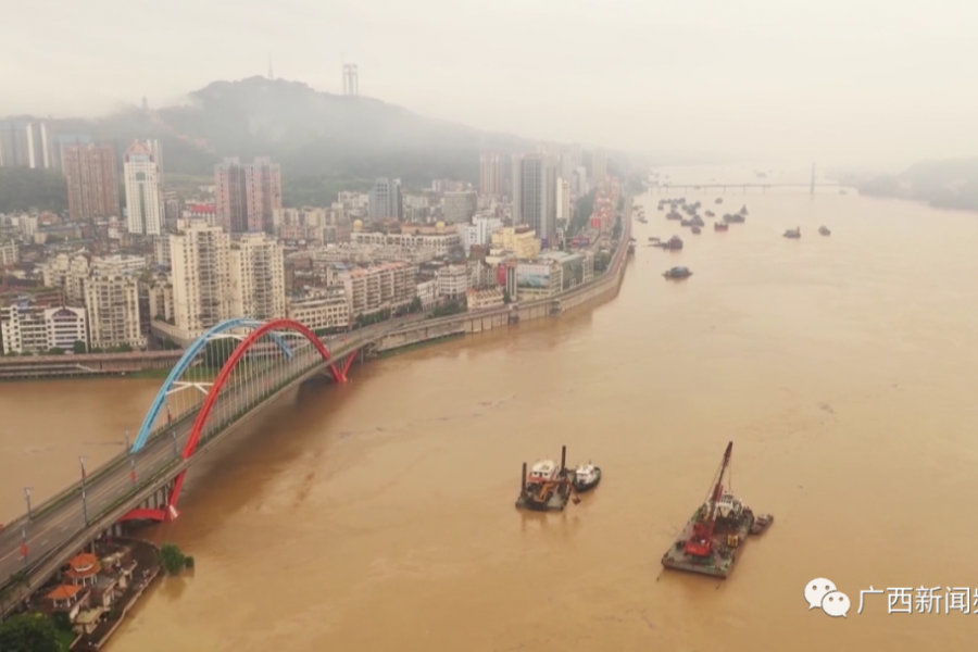 洪峰水位20年一遇！许多车辆“漂流”…雨天开车记住这些可救命 - 靖西市·靖西网