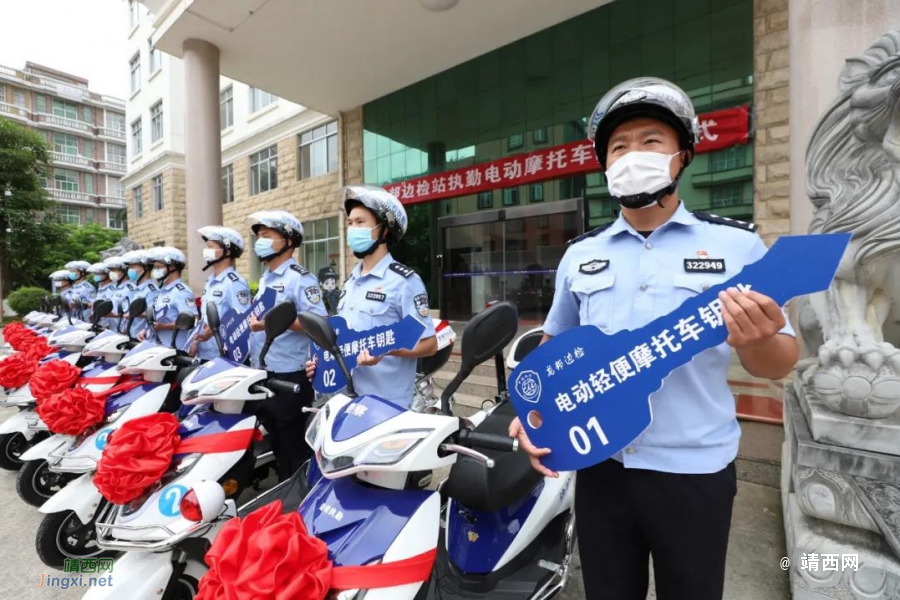 靖西龙邦出入境边防检查站执勤电车配发一线，实现“432”机动管控！！ - 靖西市·靖西网