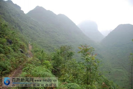 昔日悬崖道 今朝变通途——魁圩乡坛马村多油屯修通屯级路 - 靖西市·靖西网