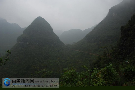 昔日悬崖道 今朝变通途——魁圩乡坛马村多油屯修通屯级路 - 靖西市·靖西网
