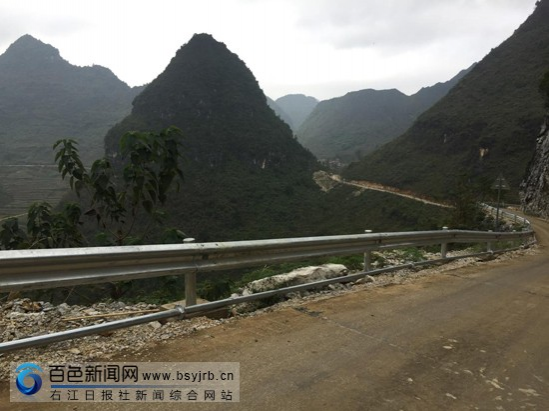 昔日悬崖道 今朝变通途——魁圩乡坛马村多油屯修通屯级路 - 靖西市·靖西网