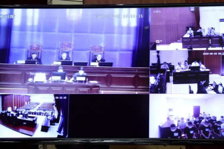 靖西市法院公开审理张某等13人涉边境恶势力犯罪案 - 靖西市·靖西网