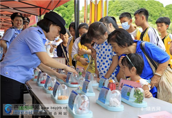 百色市公安局开展2020年警务宣传活动 - 靖西市·靖西网