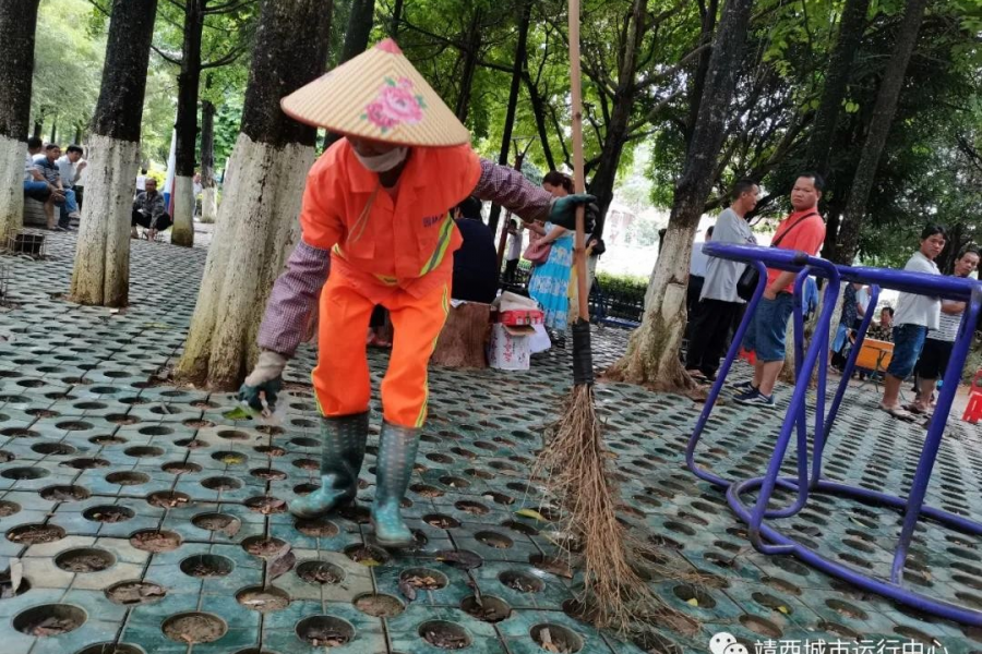 公园里的不文明行为，你有吗 - 靖西市·靖西网