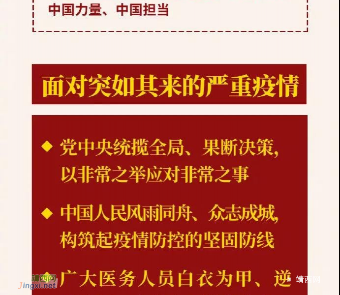 习近平：中国的抗疫斗争，充分展现了中国精神、中国力量、中国担当 - 靖西市·靖西网