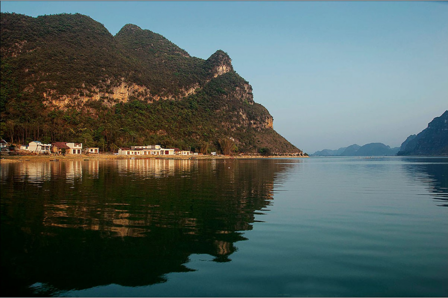 广西靖西绿水青山常在,风景美如画--渠洋湖 - 靖西市·靖西网