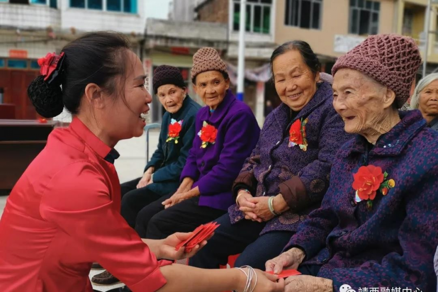 化峒镇化峒街重阳节活动现场 - 靖西市·靖西网