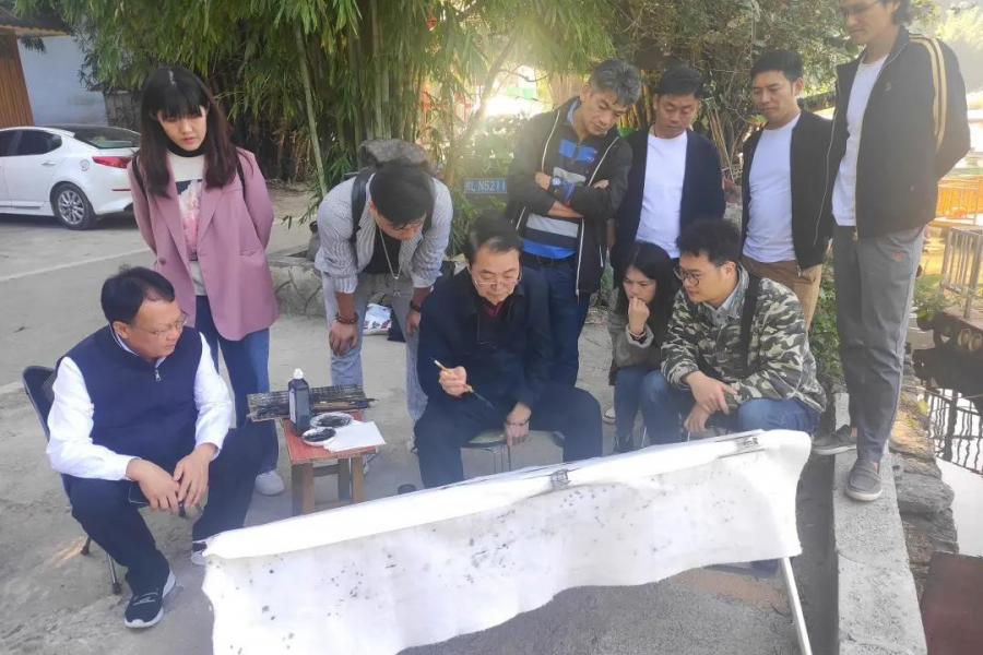 漓江画派靖西行，绘出靖西秀美风光 - 靖西市·靖西网